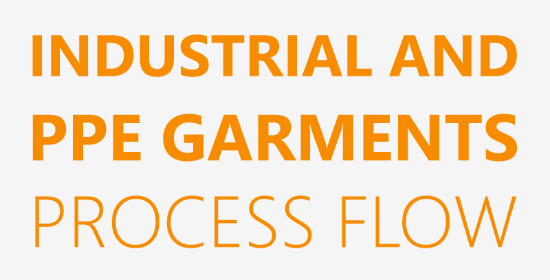 Industrial and PPE Garments Process Flow