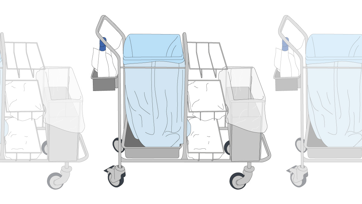 PureGuard Mopping System - Trolley Set-up