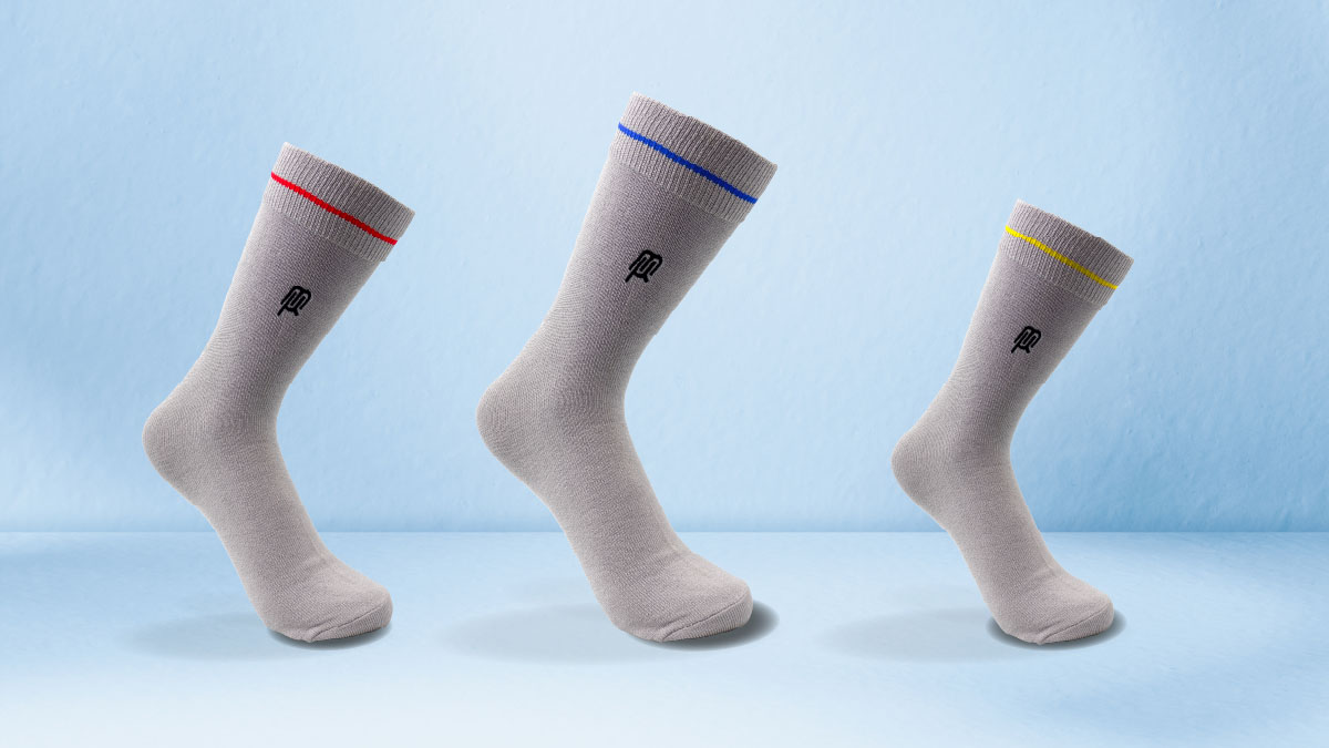 Micronclean Grey Laundered Cleanroom Sock