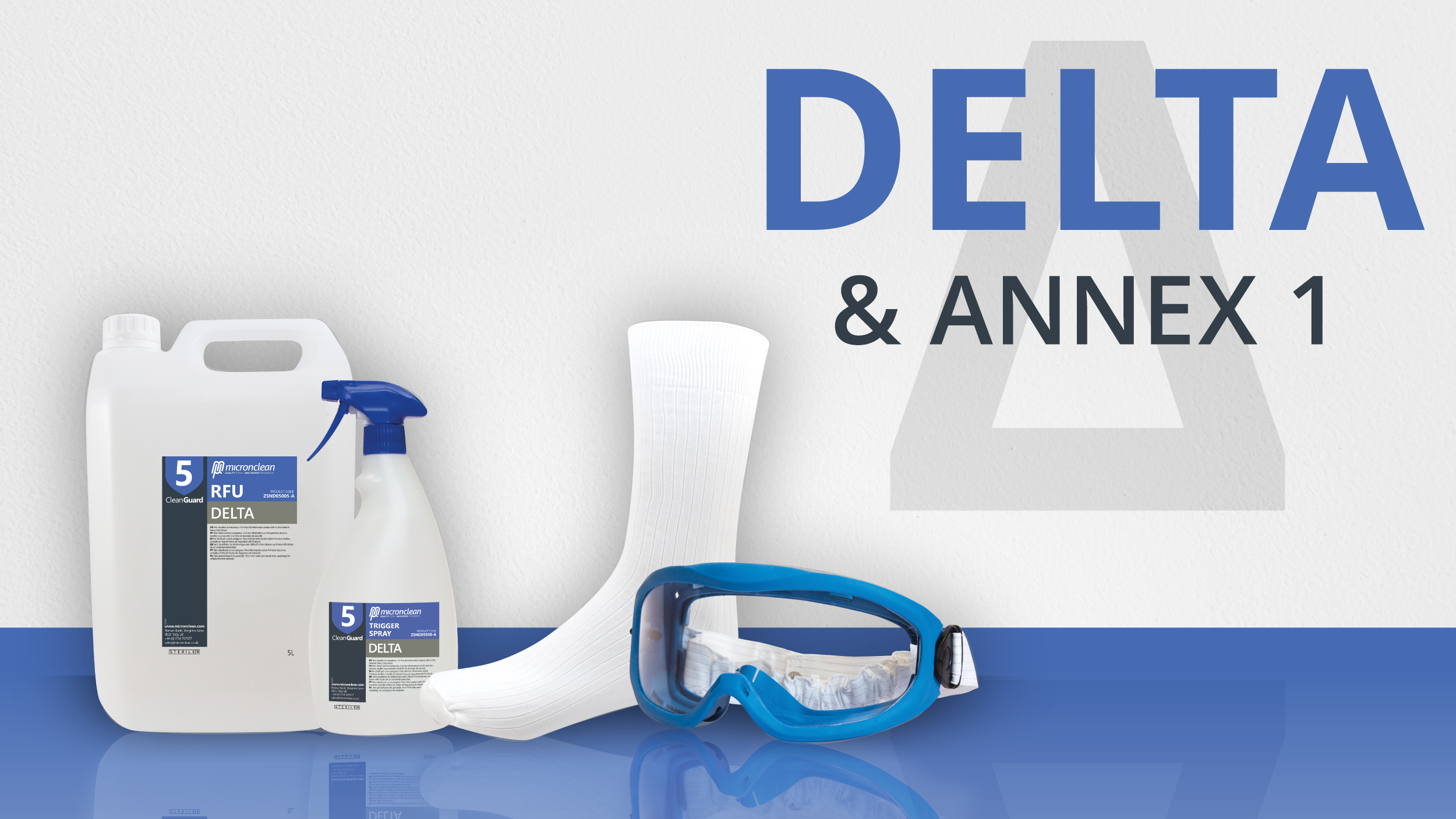 Cleanroom Solutions - Delta Detergent and Annex 1