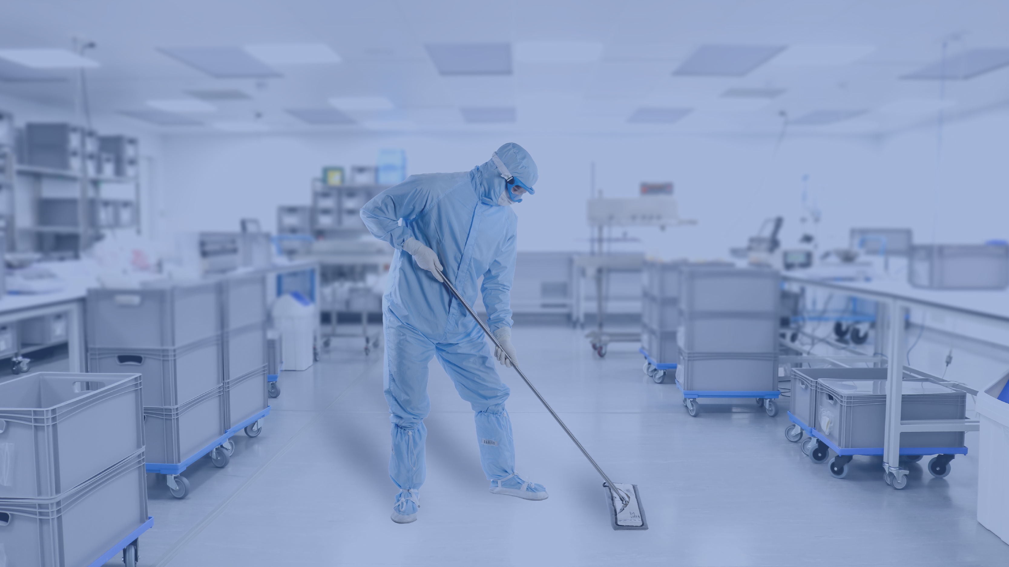 Big Blue Blog - Cleanroom Decontamination Plant, Cleaning Process
