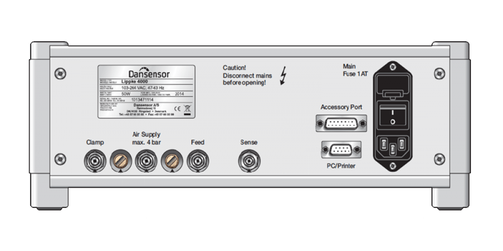 Lippke 4500 Package Test System Reverse Illustration