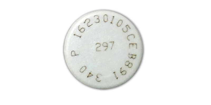 A transponder tag used in garments so they can be tracked whilst progressing through Micronclean