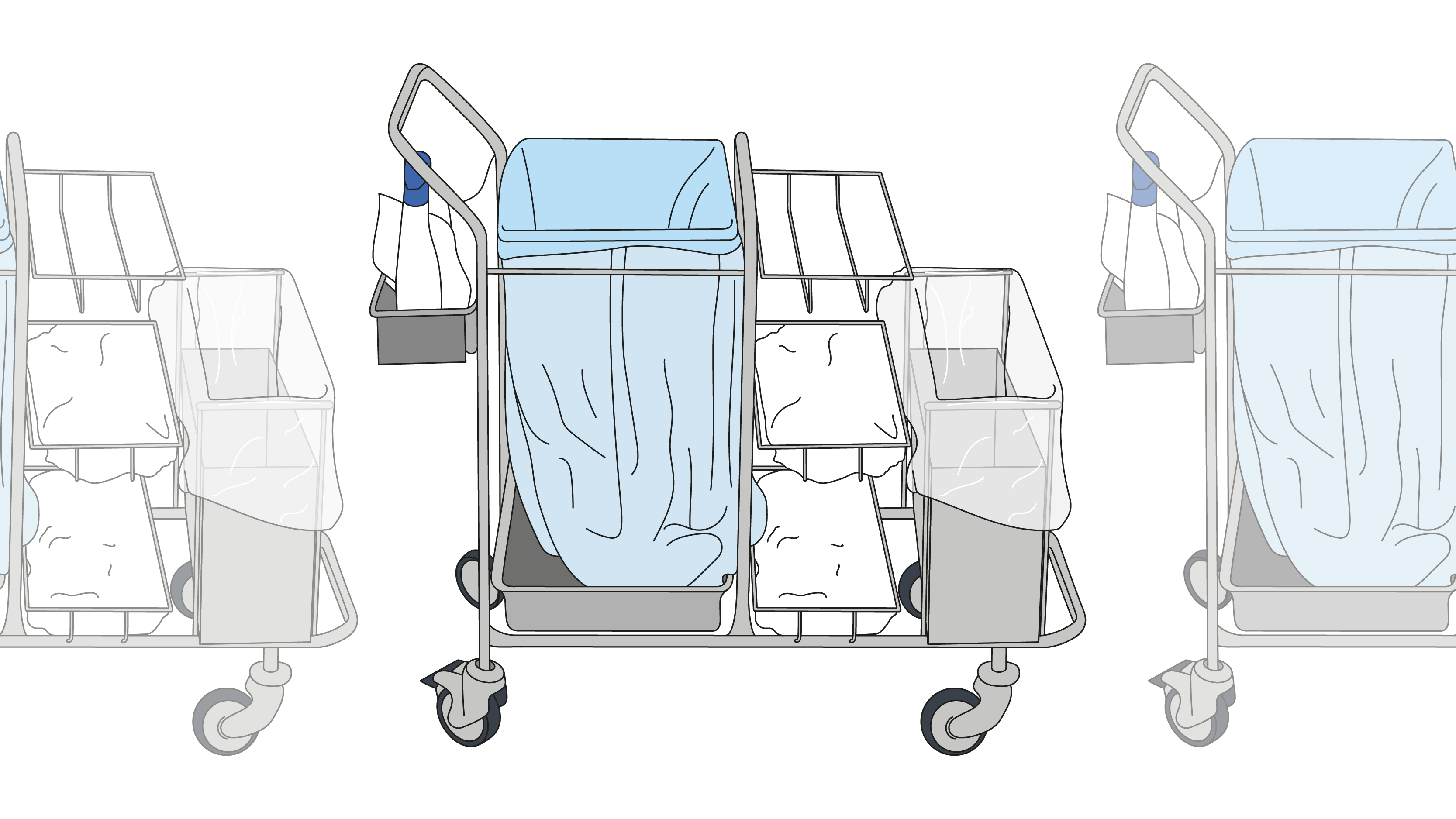 PureGuard Mopping System - Trolley Set-up