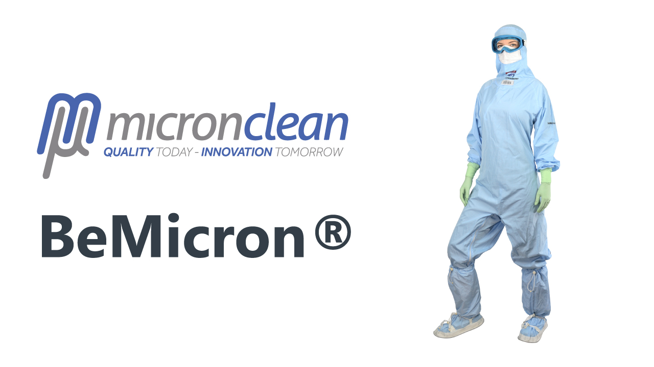 Big Blue Blog - BeMicron&reg; Cleanroom Coverall GMP Gowning