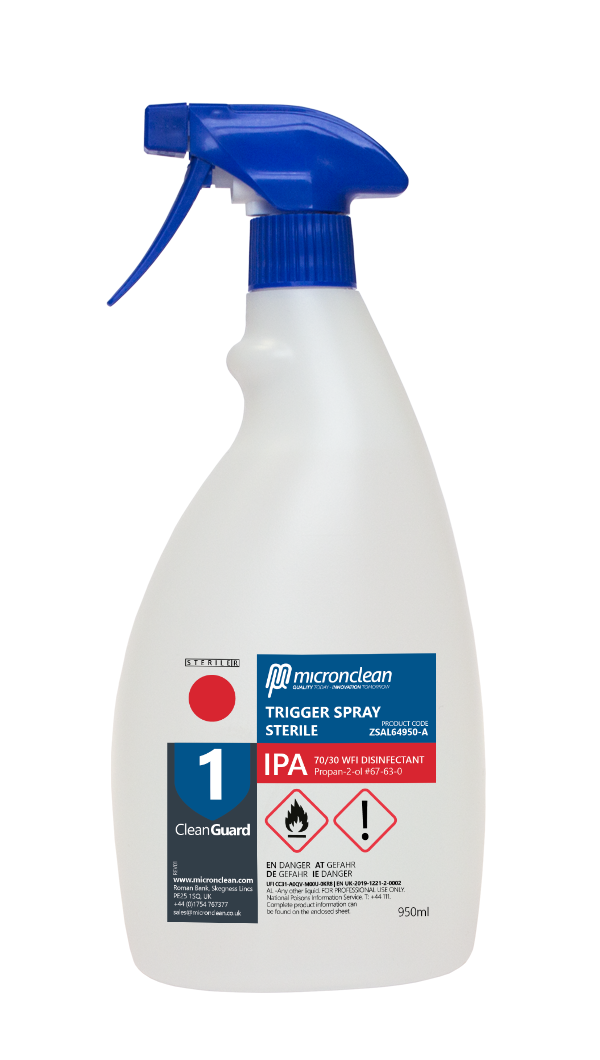 CleanGuard 1 IPA Trigger Spray Sterile [ROW]