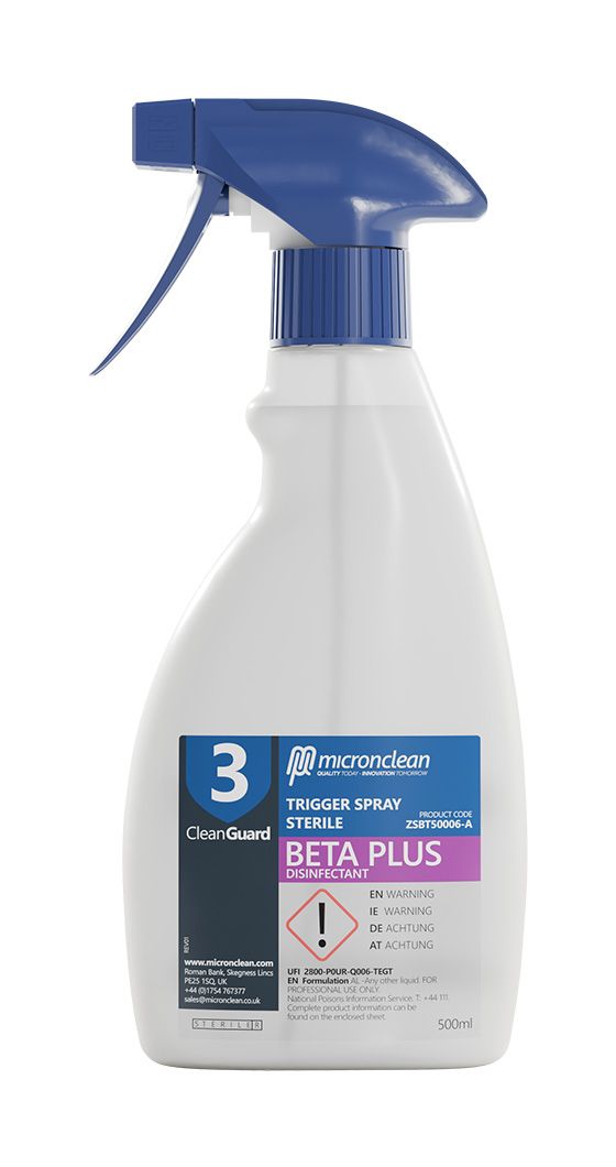 CleanGuard 3 - Beta Plus Trigger Spray - Sterile [ROW]