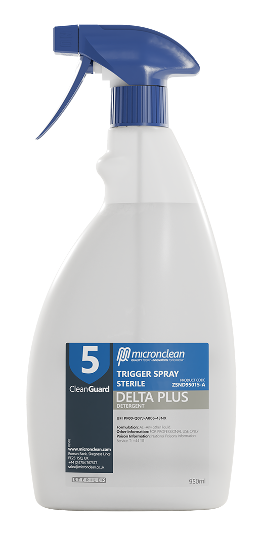 CleanGuard 5 - Delta Plus Trigger Spray - Sterile
