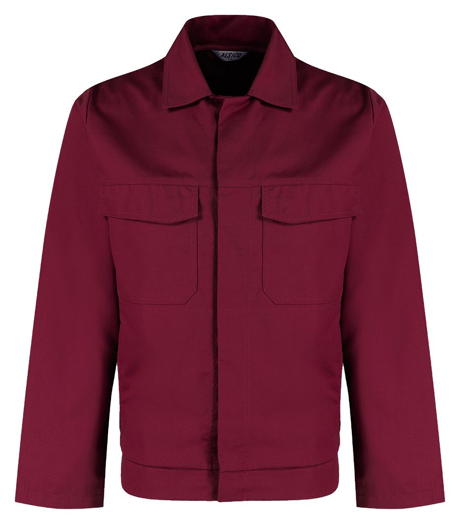 Polycotton Jacket with Stud Fastening