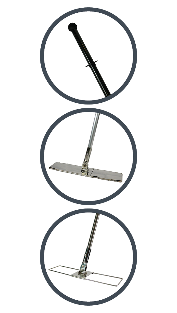 PureGuard 7 Disposable Cleanroom Mop System Frames and Handles [ROW]