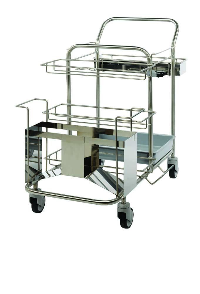 PureGuard 7 Stainless Steel Standard Mop Trolley Non-Sterile