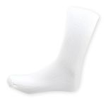 White Polyester Cleanroom Sock One Size Non-sterile