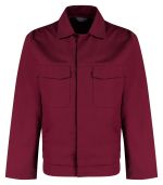 Polycotton Jacket with Stud Fastening